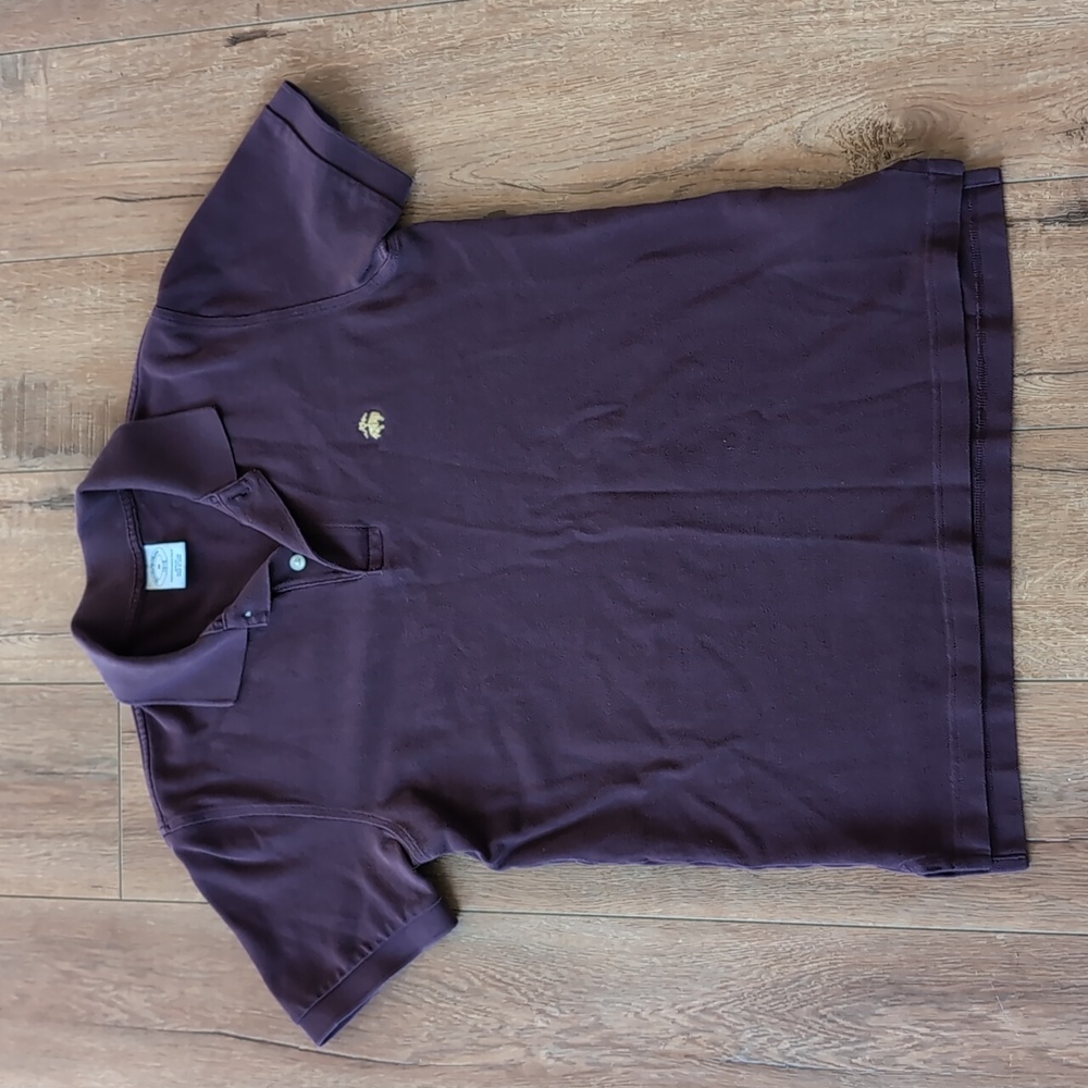 Brooks Brothers Burgundy Slim Fit Polo - M
